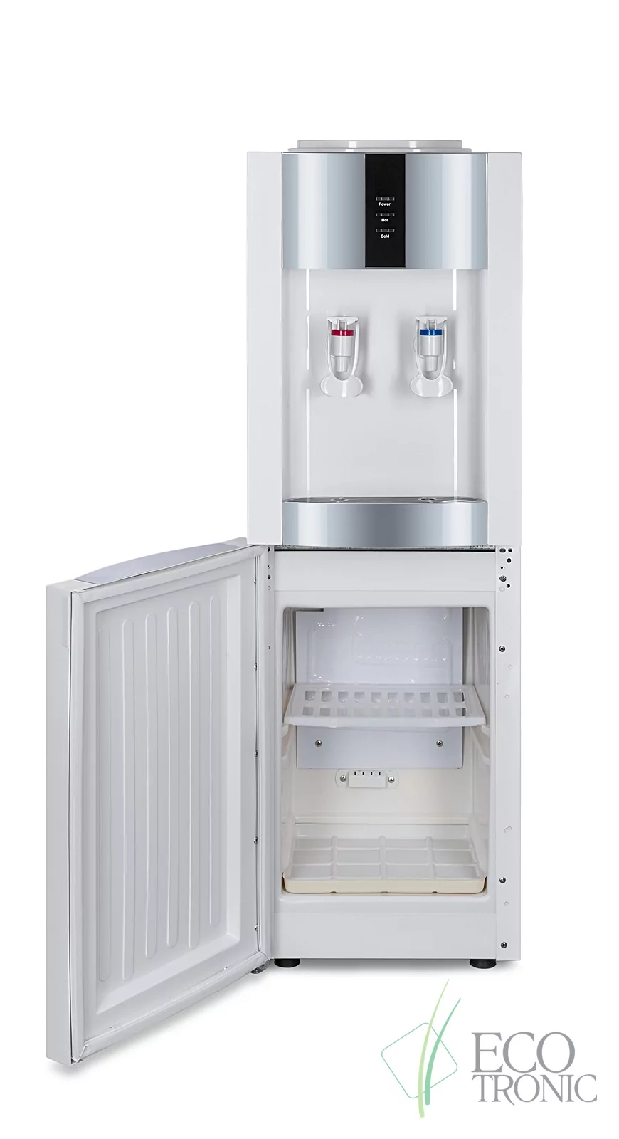 Кулер "Экочип" V21-LF white-silver с холодильником