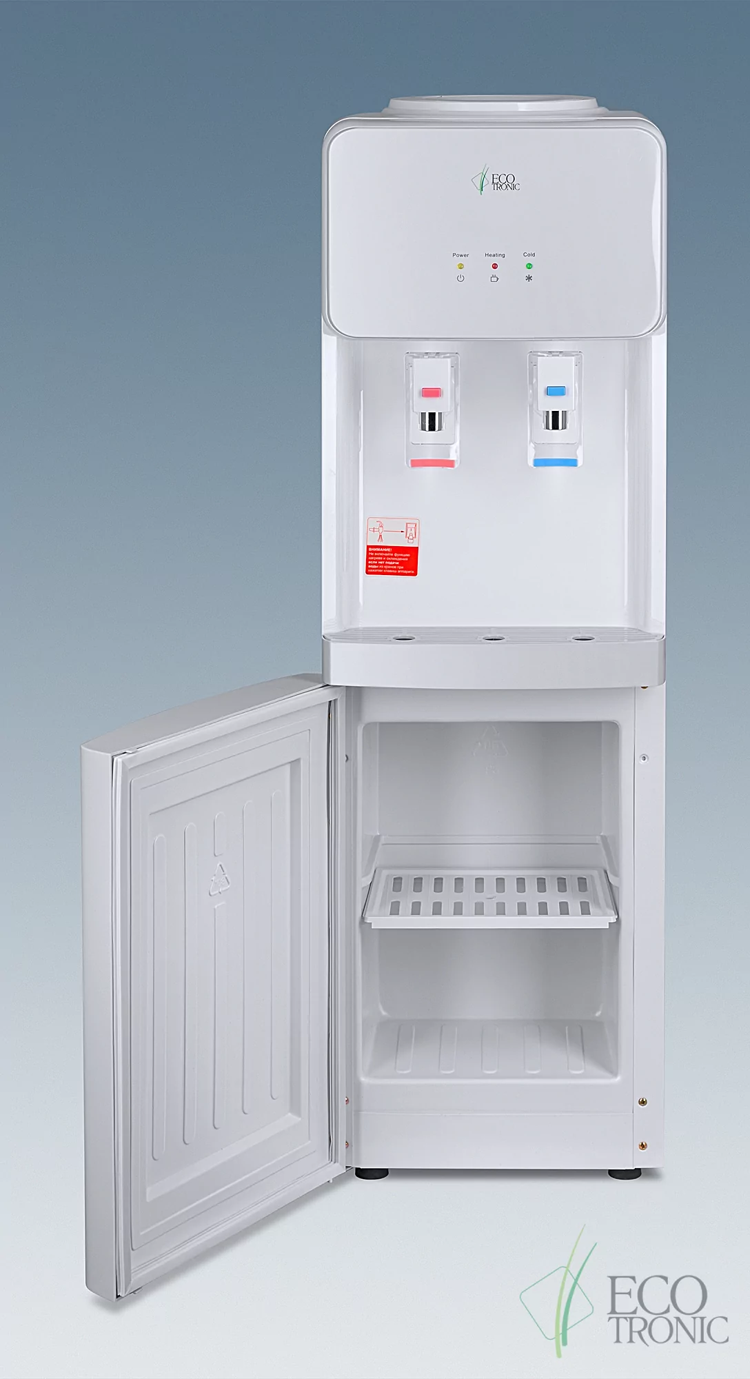 Кулер Ecotronic J21-LCE white-grey