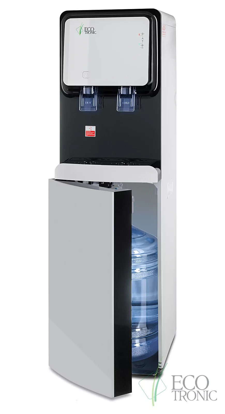 Кулер с нижней загрузкой бутыли Ecotronic M50-LXE white-black