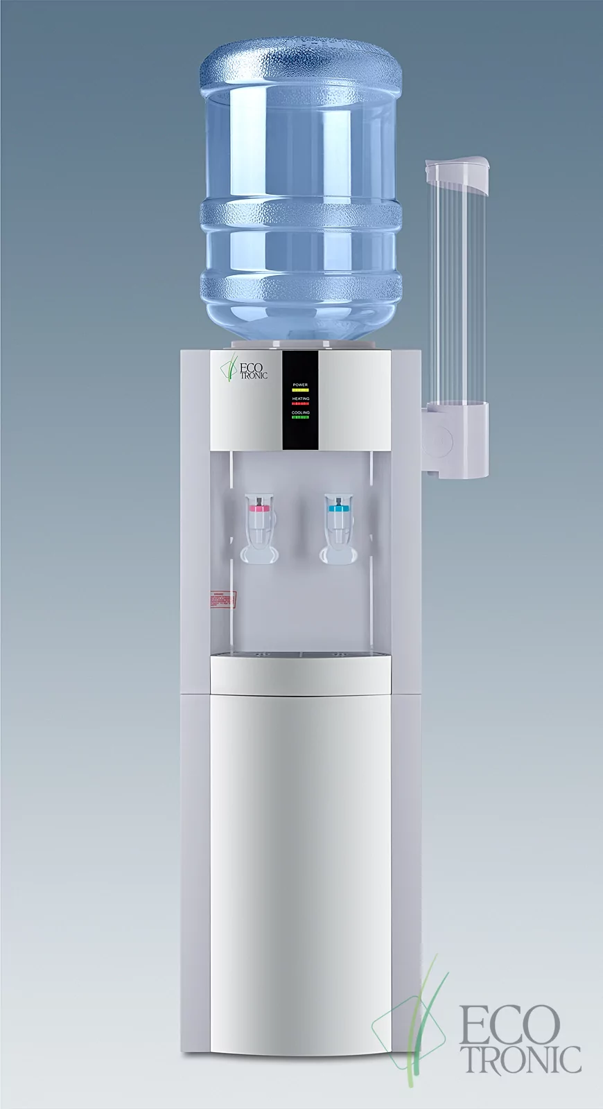 Кулер Ecotronic H1-LF White с холодильником