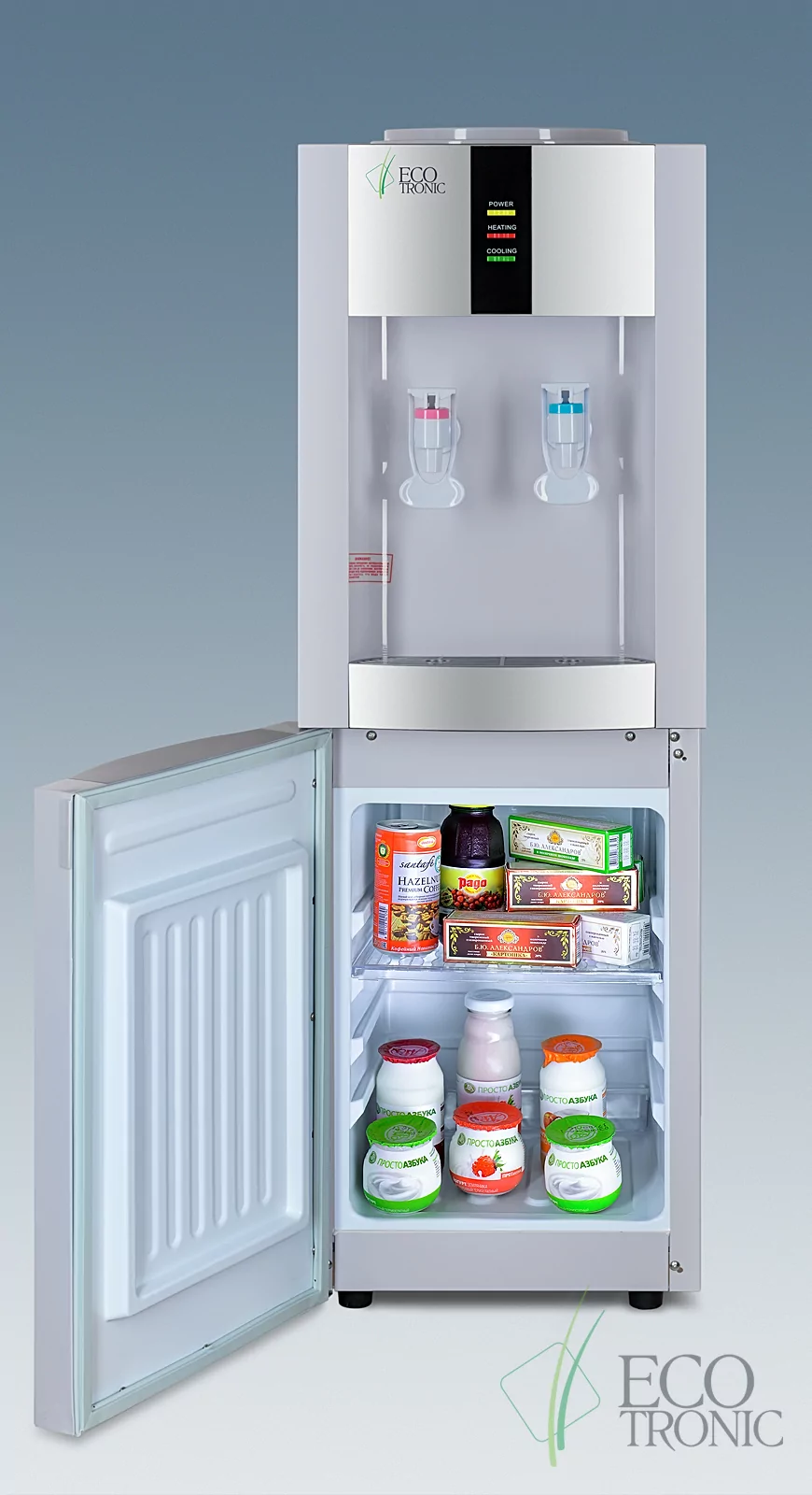 Кулер Ecotronic H1-LF White с холодильником