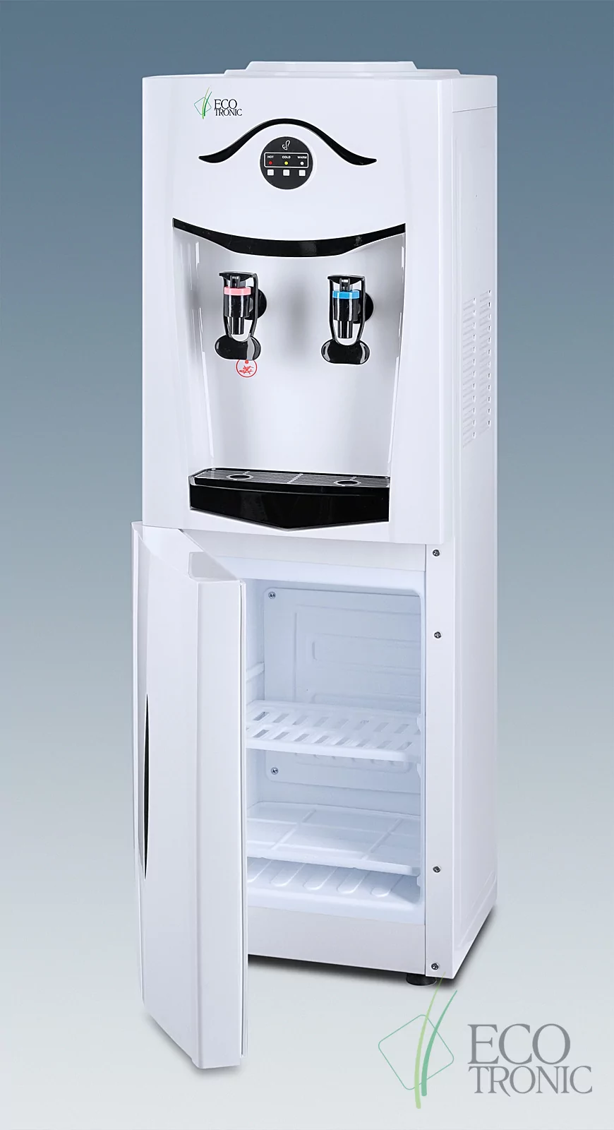 Кулер Ecotronic K21-LF white-black с холодильником