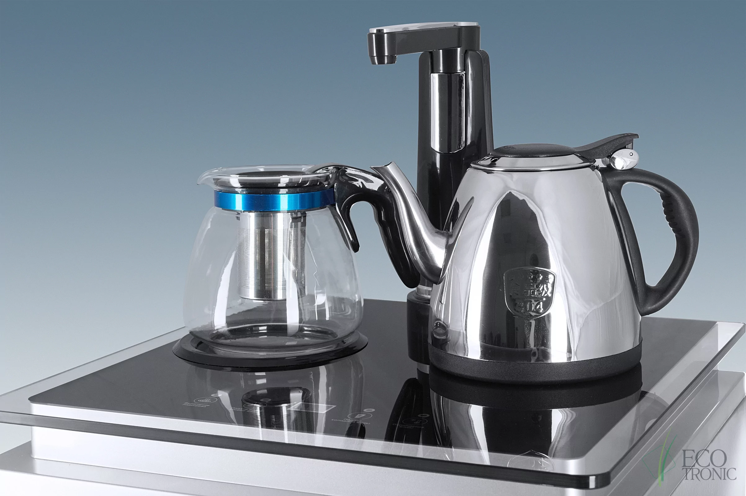 Кулер с чайным столиком Тиабар Ecotronic TB3-LE UV