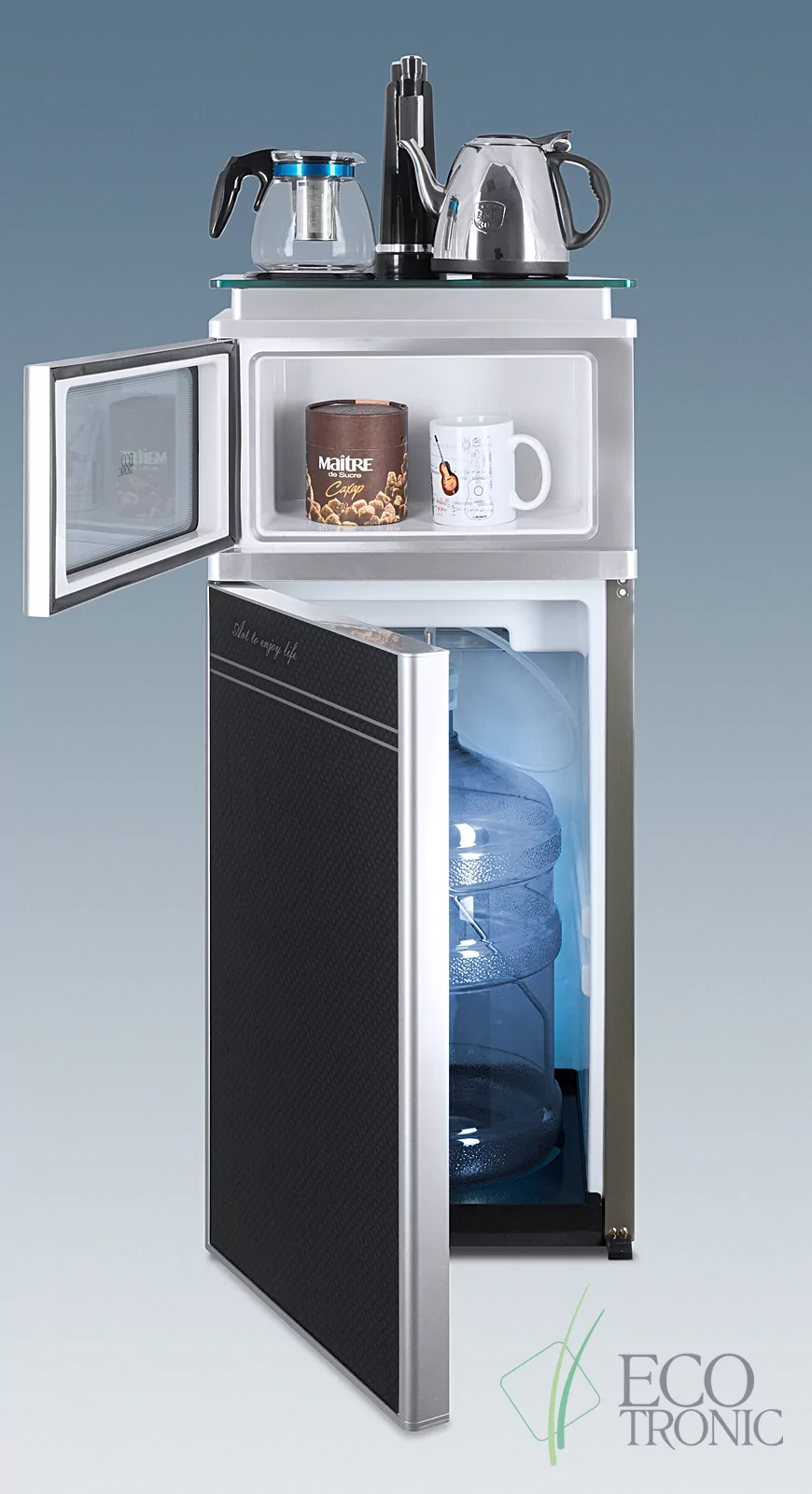 Кулер с чайным столиком Тиабар Ecotronic TB3-LE UV