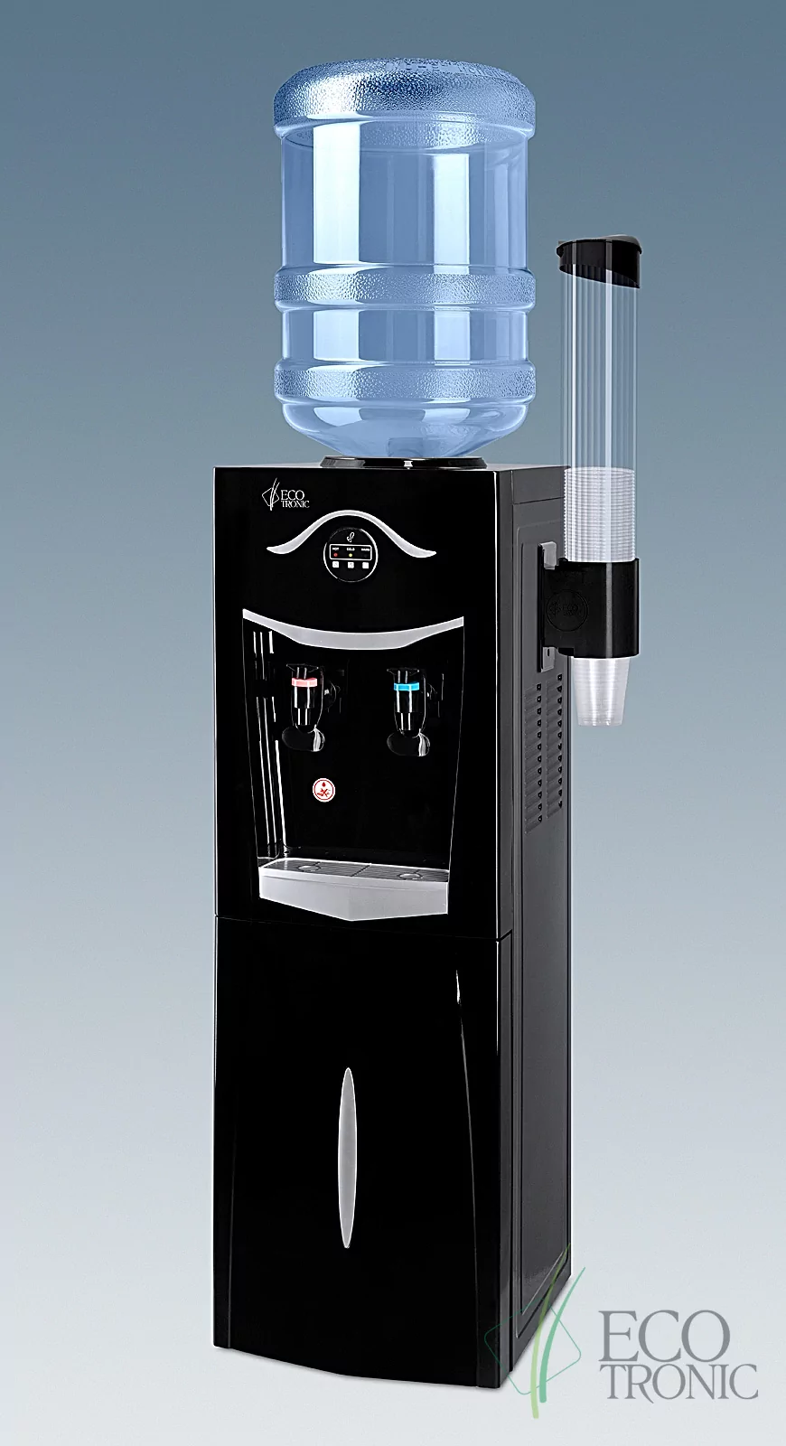 Кулер Ecotronic K21-LCE black-silver