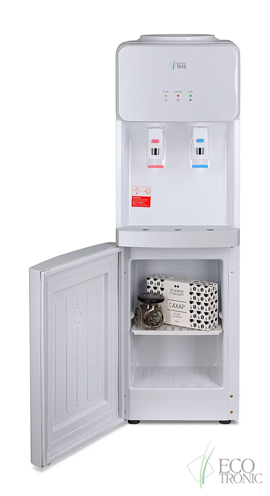 Кулер Ecotronic J21-LCE white-grey