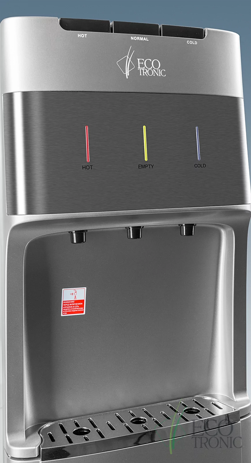 Кулер с нижней загрузкой бутыли Ecotronic M30-LXE silver+SS