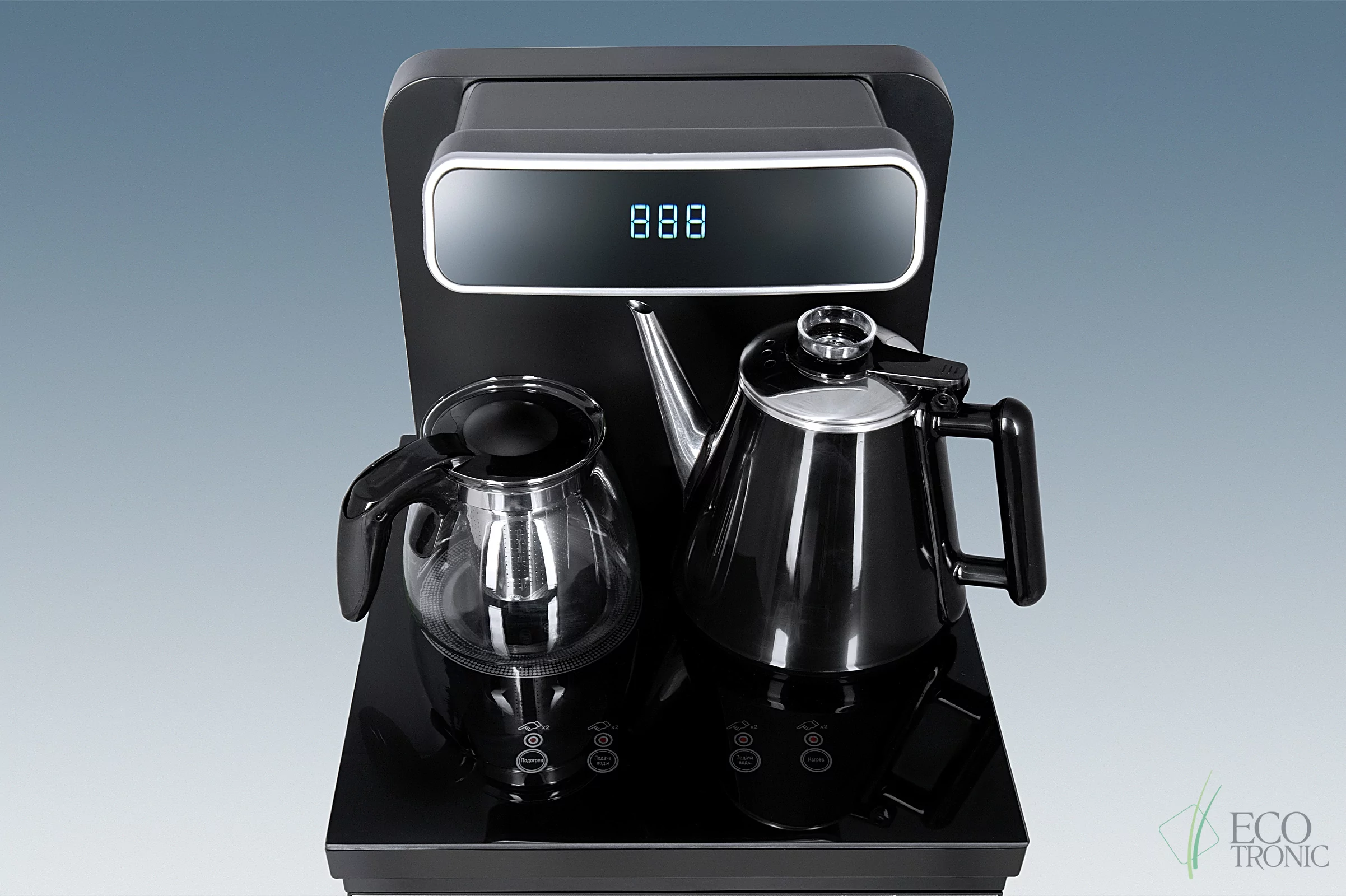 Кулер с чайным столиком Тиабар Ecotronic TB10-LNR black