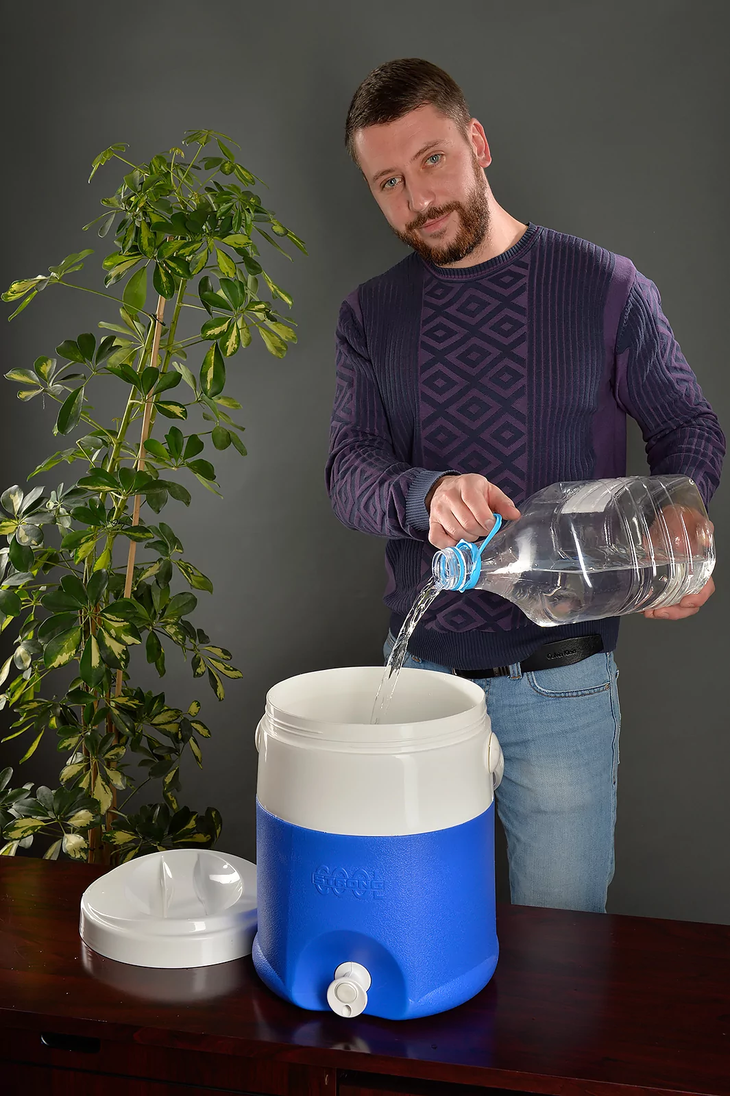 Термос-раздатчик Ecotronic CoolStrong-13 Blue