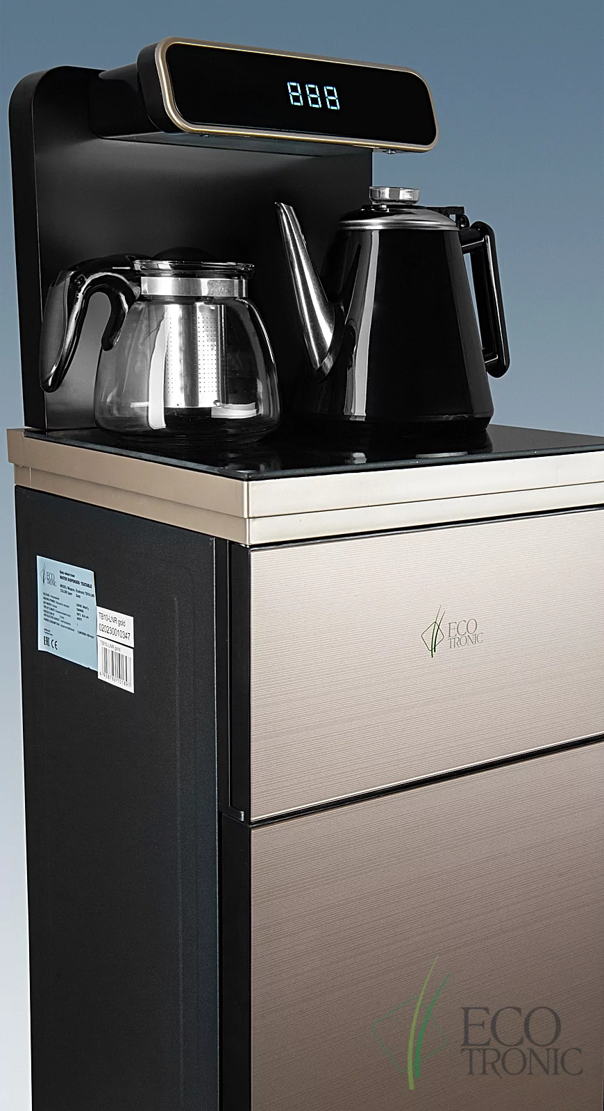 Кулер с чайным столиком Тиабар Ecotronic TB10-LNR gold