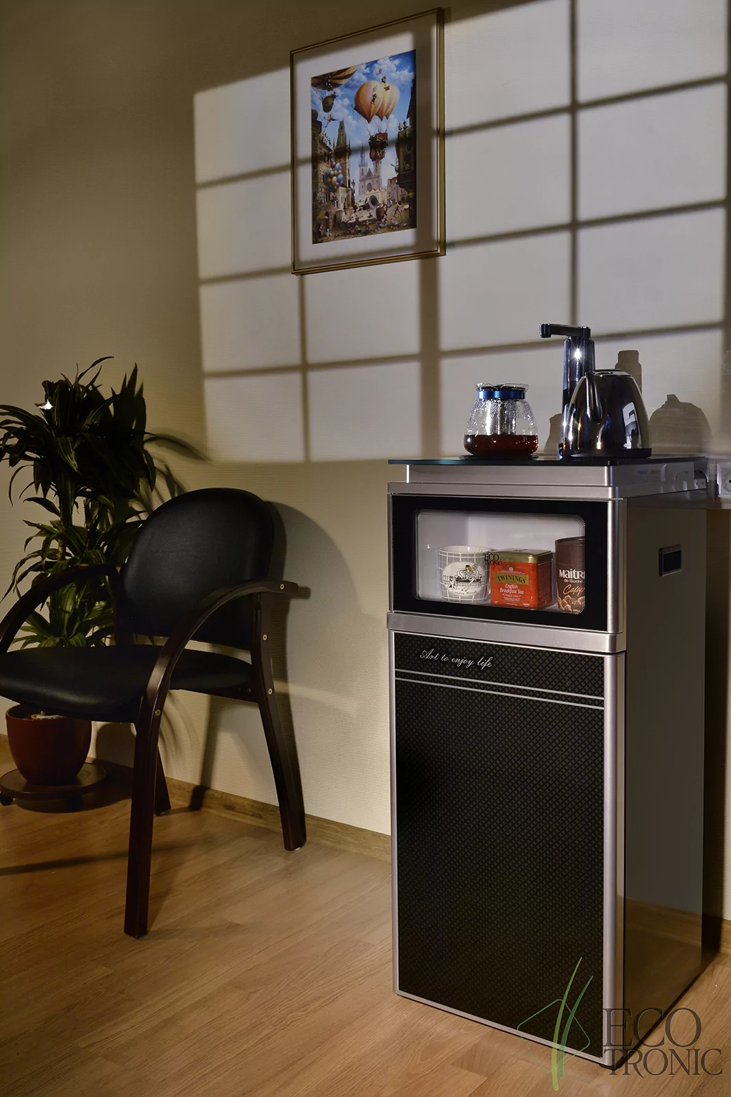 Кулер с чайным столиком Тиабар Ecotronic TB3-LE UV