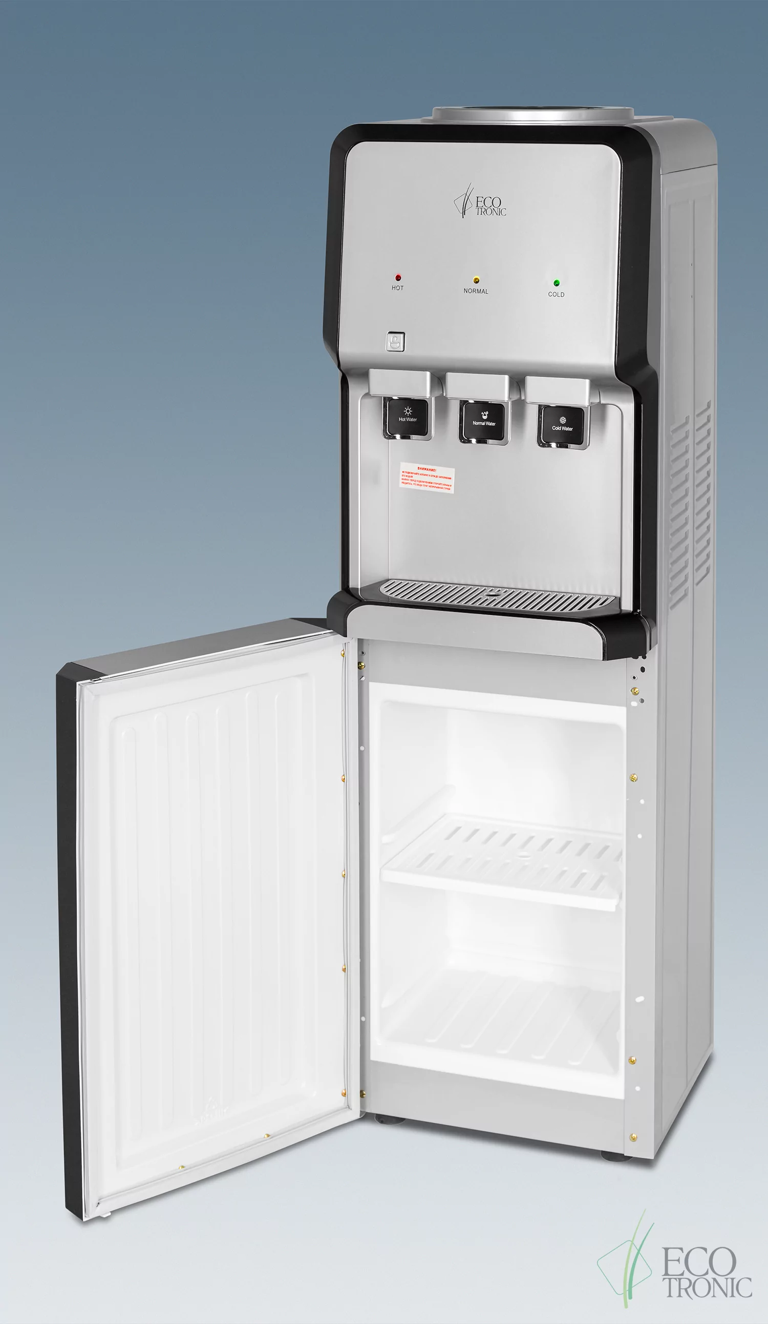 Кулер Ecotronic V33-LCE silver-black со шкафчиком