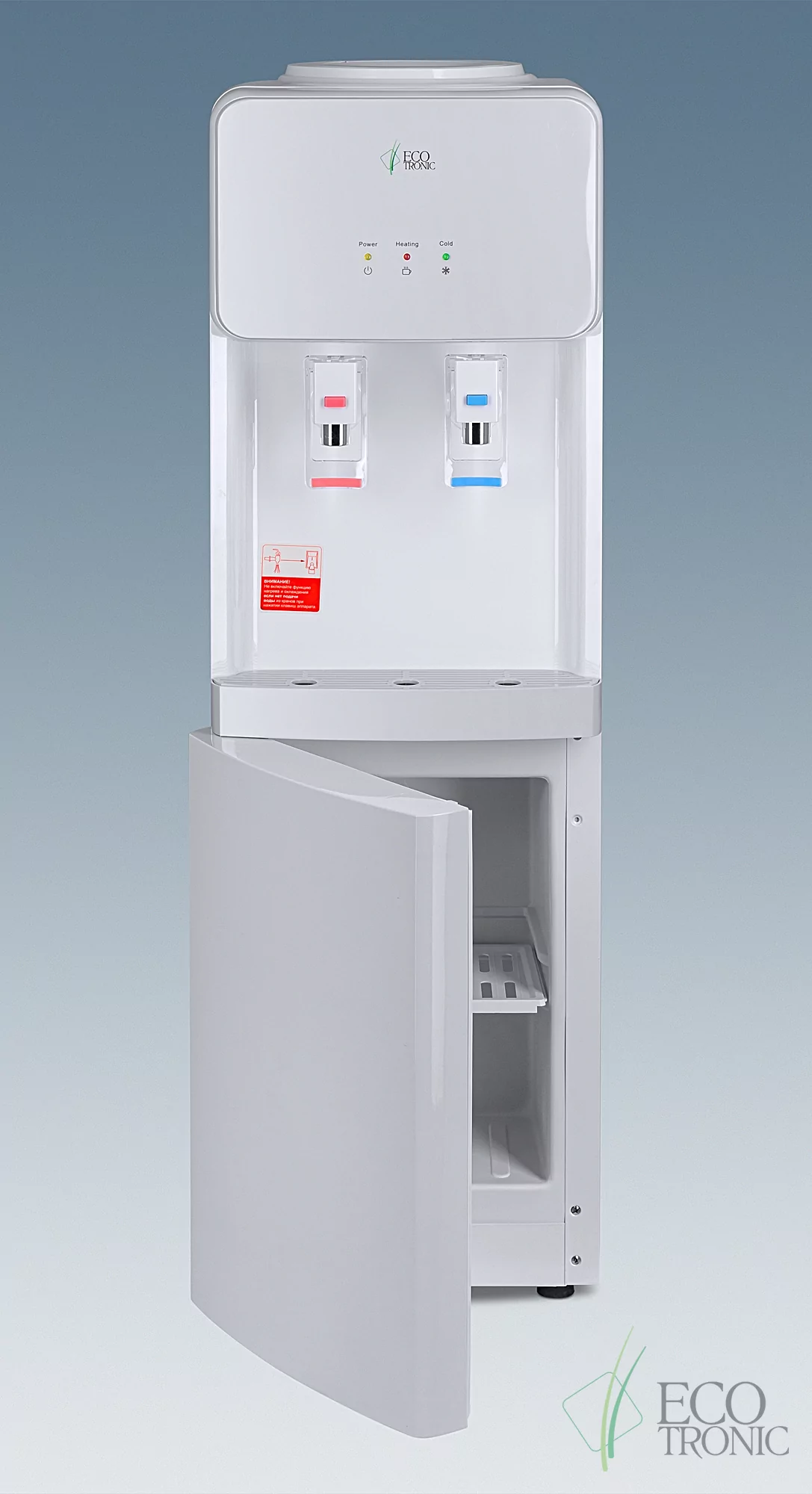Кулер Ecotronic J21-LCE white-grey