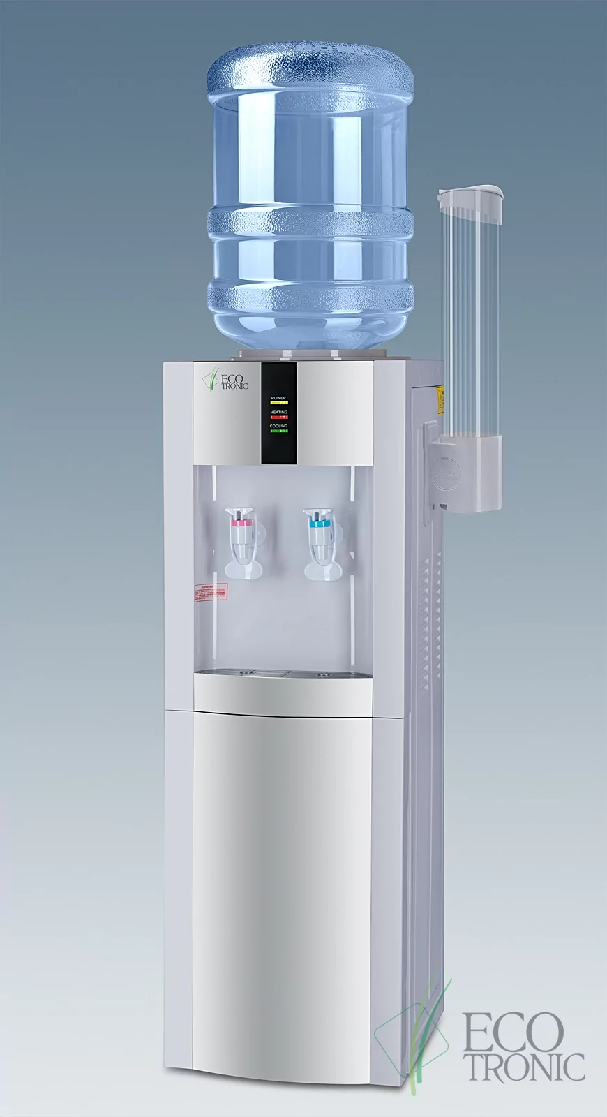Кулер Ecotronic H1-LF White с холодильником