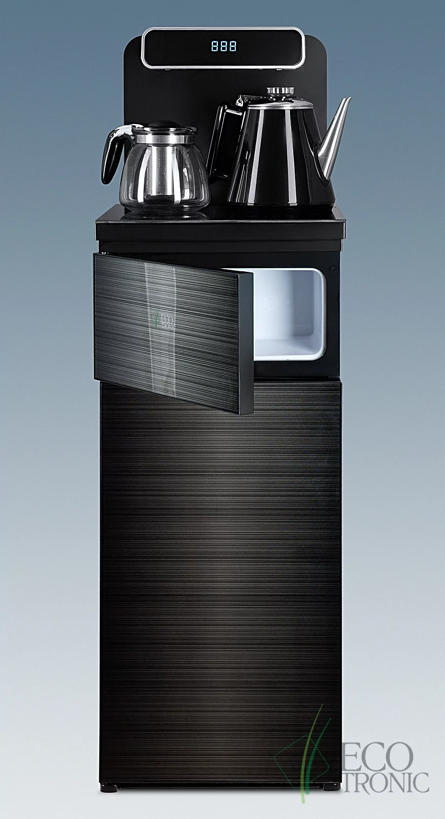Кулер с чайным столиком Тиабар Ecotronic TB10-LNR black