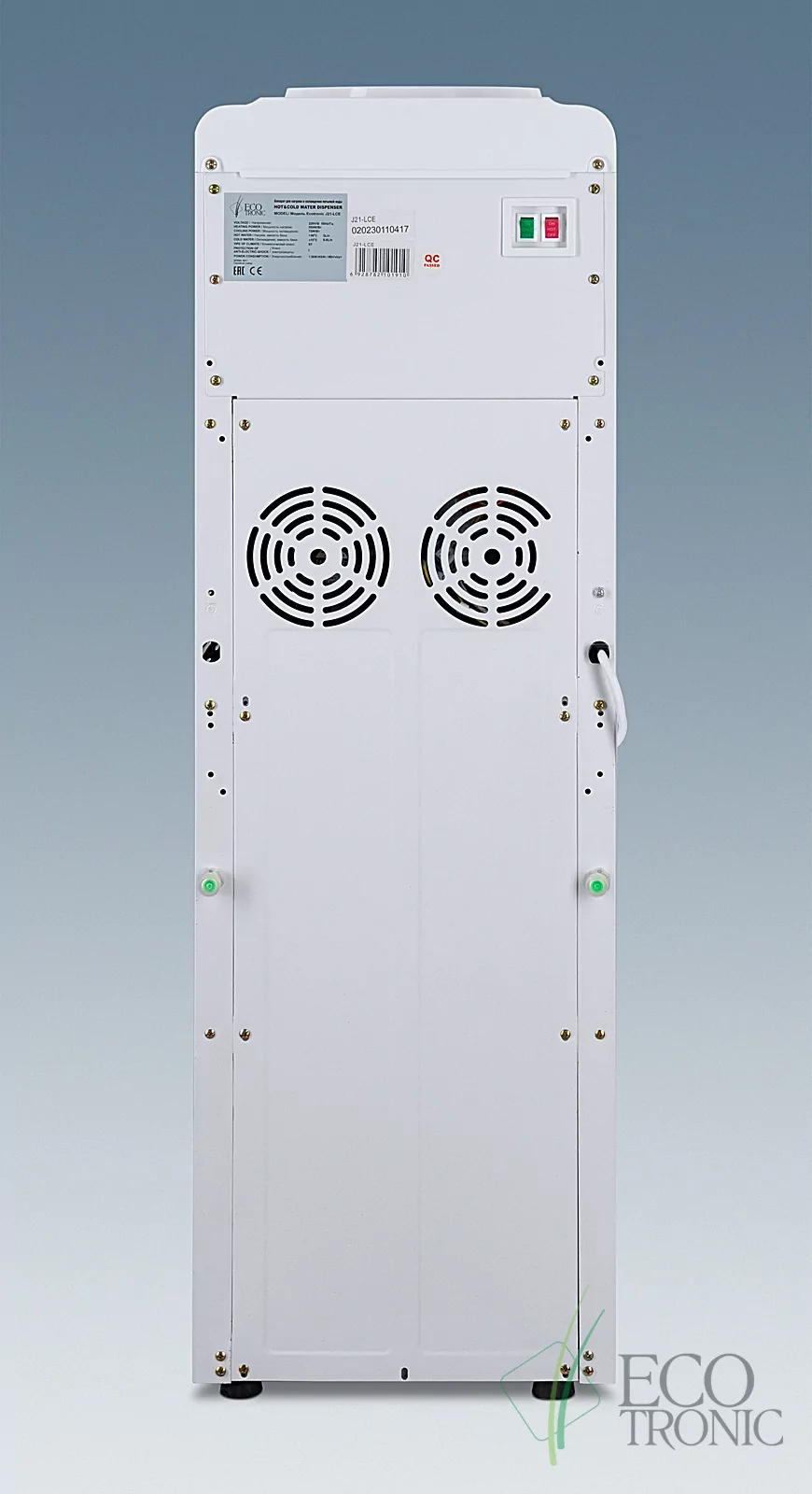 Кулер Ecotronic J21-LCE white-grey