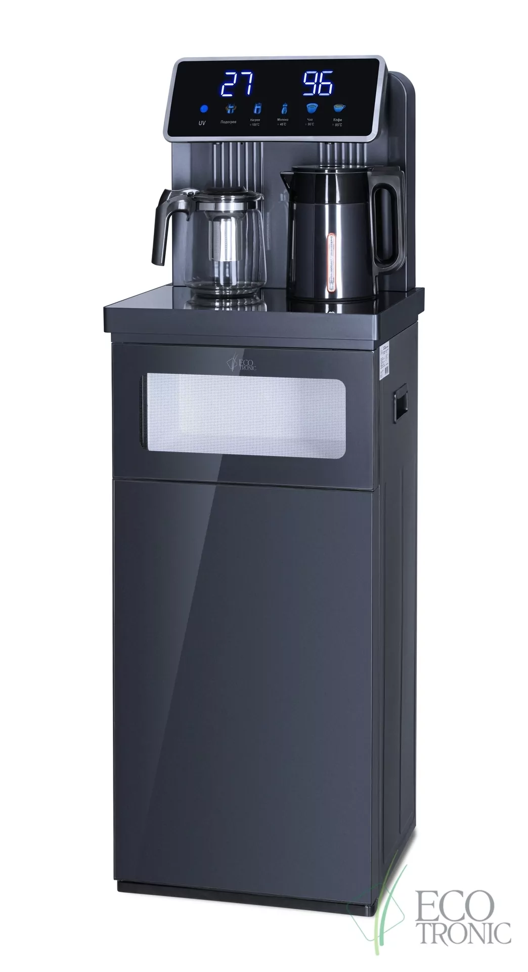 Кулер с чайным столиком Тиабар Ecotronic TB30-LNR UV dark grey