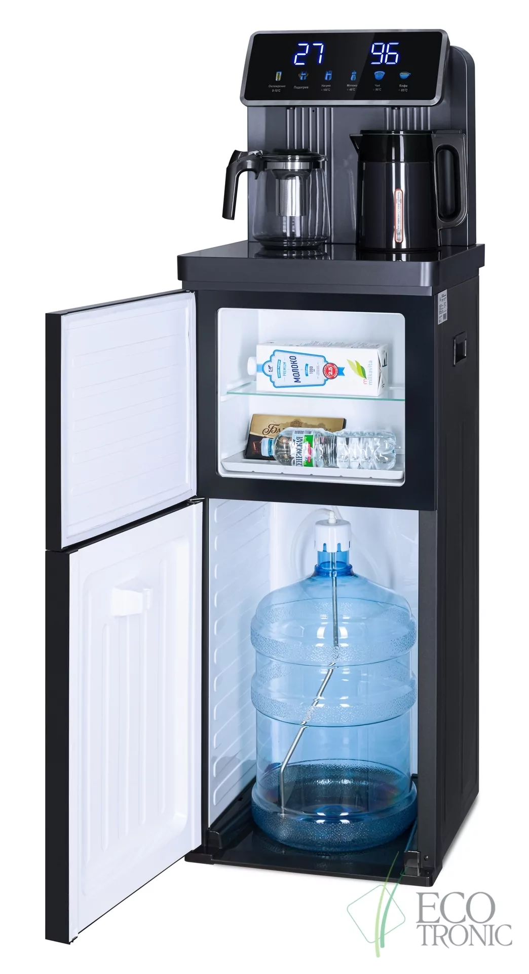 Тиабар Ecotronic TB35-LFR dark grey с холодильником