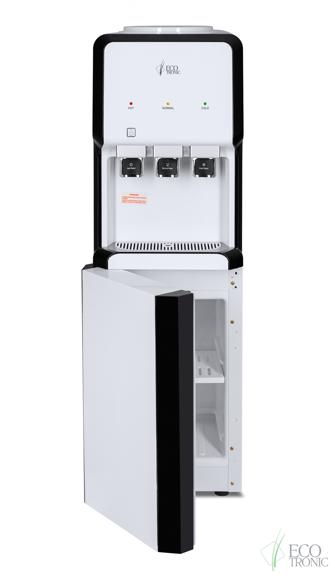 Кулер Ecotronic V33-LCE white-black со шкафчиком